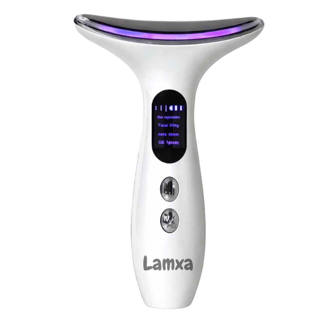 EMS Face & Neck Lifting Massager – Vibration & LED Therapy