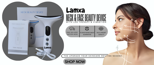 EMS Face & Neck Lifting Massager – Vibration & LED Therapy