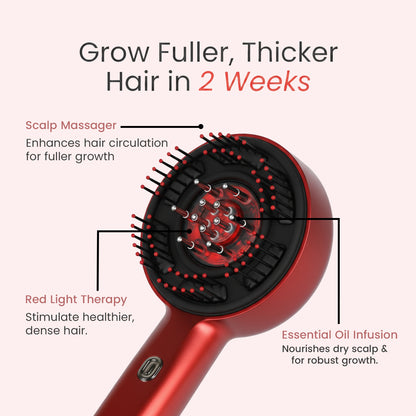 Electric Hair Oil Applicator & Electric Scalp Massager Brush, IPX7 Waterproof Hair Brushes